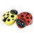 Mini Marmita Lancheira Fofa Infantil Joaninha com 1 Colher - BPA FREE - 5064 - Imagem 1