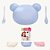 Kit Infantil Refeição Design Moderno E Divertido Com 3pçs Prato, Colher e Garfo - IAL008 - Imagem 2