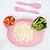 Kit Infantil Refeição Design Moderno E Divertido Com 3pçs Prato, Colher e Garfo - IAL008 - Imagem 5