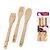 Kit com 3 Talheres de Bambu para Cozinha Super Útil - KCB-09 - Imagem 3