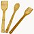 Kit com 3 Talheres de Bambu para Cozinha Super Útil - KCB-09 - Imagem 1