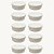 Kit 10 Latinhas Pote Mint To Be Plástica Branco Lembrancinha 5x1cm - RU124B - Imagem 1