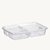 Container Versátil Retangular Transparente com 3 Divisórias 1,8L - 1437 - Imagem 2