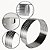 Molde Aro para Cortar Bolo em Inox com 6 Camadas para Cozinha 16x8,5cm FOR-13 - Imagem 3
