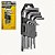 Kit de Chaves Allen com 9 Peças G/PP 1.5 Até 10MM - FERR-216 - Imagem 1