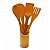 Kit Colher de Pau Utensílios em Bambu 5 Peças Anti Fungos Casa Cozinha Colheres - KCB-06 - Imagem 1