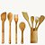Kit Colher De Pau Utensílios Em Bambu 5 Peças Anti Fungos Casa Cozinha Colheres - KCB-06 - Imagem 3