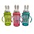 Copo Baby Coelho  com Tampa, Canudo e Alça de Plástico Colors 350ml COP-54 - Imagem 1