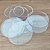 Kit 10 pçs Base Acrílica Redonda Transparente 4X4 - RU50 - Imagem 2