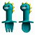 Colher E Garfo De Silicone Infantil Dinossauro - AG3103 - Imagem 2