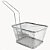 Mini Cesto Quadrado em Inox para Porções e Petiscos - HC2030 - Imagem 1