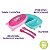 Kit Refeição Foguete Infantil 3 Pçs Com Divisória Buba - 13514/13515 - Imagem 2