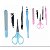 Kit para Manicure Completo com 5 peças Plástico/Metal - KMP-37 - Imagem 2