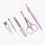 Kit Para Manicure Completo Com 5 pçs Plástico/Metal - KMP-37 - Imagem 2