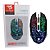 Mouse Gamer Led Decorativo com Fio Botões Laterais 3200DPI RG-50 - Imagem 1