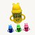 Copo Baby Com Tampa E Canudo + Alça De Plástico Colors 200ml - Ótima Qualidade, Excelente Preço COP-69 - Imagem 2