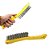 Escova de Aço para Limpeza Multiuso Resistente 27cm Amarela - ID-3147E - Imagem 2