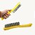 Escova de Aço para Limpeza Multiuso Resistente 27cm Amarela - ID-3147E - Imagem 2