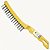 Escova de Aço para Limpeza Multiuso Resistente 27cm Amarela - ID-3147E - Imagem 1