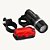 Kit Farol de Bicicleta Frontal + Pisca Traseiro Led - PILHAS NÃO INCLUSAS - WJ-10 - Imagem 2