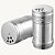 Saleiro em  Inox 9.5cm com Tampa Abertura de 3 Tamanhos - HM9125 / 9150 - Imagem 1