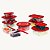 Kit Conjunto com 10 Peças Potes de Plástico com Tampa para Mantimentos Alimentos - 1593S - Imagem 1