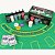 Kit Jogo de Poker Profissional em Lata 200 Fichas com Toalha - AG8435 - Imagem 2