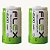 2 Pilhas Recarregáveis Flex Tipo D Grande 4500mAh - FX-D45B2 - Imagem 2