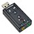 Adaptador de Placa de Som Áudio USB 7.1 Canais - XC-ADP-35 - Imagem 1