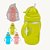 Copo Infantil Canudo Retrátil E Alça 300ml - IAL022 - Imagem 1