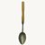 Colher De Metal Com Cabo De Madeira 28cm - Phael - Imagem 1