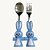 Conjunto Talher Coelho Garfo E Colher - B1265 - Imagem 1