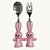 Conjunto Talher Coelho Garfo E Colher - B1265 - Imagem 8