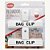 Clip Para Fechar Embalagens 2 Pçs 15,5cm - CK4636 - Imagem 1