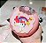 Garrafa Infantil Redonda Donuts com Canudo 380ml - B-1223 - Imagem 2
