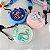Garrafa Infantil Redonda Donuts com Canudo 380ml - B-1223 - Imagem 1