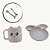 Kit Alimentação Pratinho Mickey Caneca De Bambu + Talheres - Imagem 2