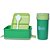 Kit Marmita Com Garrafa + Colher BPA Free - B-0231 - Imagem 1