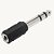 Adaptador P2 Fêmea Stereo X P10 Macho Stereo - XT-559 - Imagem 2