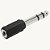 Adaptador P2 Fêmea Stereo X P10 Macho Stereo - XT-559 - Imagem 1