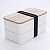 Marmita Bentobox 2 Andares com Talheres 1200ml - HM0712 - Imagem 1