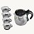 Kit Chaleira De Vidro 1200ml Com 4 Xicaras - AG9618 - Imagem 2