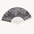 Leque De Mão Japonês Plástico E Tecido Estampado - MZ-24340 - Imagem 2