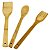 Kit De Espátulas De Bambu - 3 Peças - HM9097 - Imagem 1