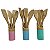 Kit Colher De Pau Utensílios Em Bambu 5 Peças Anti Fungos Casa Cozinha Colorido - KCB-06 - Imagem 1