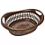 Mini Cesto Oval Multiuso Plástico com Alça REF 415 - Imagem 3