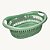 Mini Cesto Oval Multiuso Plástico com Alça REF 415 - Imagem 2