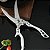 Tesoura Profissional de Cozinha Inox para Frango Legumes Carnes Aves HM5322 - Imagem 3
