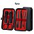 Kit Cortador de Unha Carbono - Conjunto com 7 Peças + Estojo - Manicure - Tesoura - Pinça AG5253 - Imagem 1