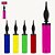 Bomba P/ Encher Bexigas Cores Sortidas - Imagem 1